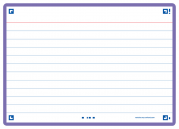 OXFORD FLASH 2.0 flashcards - 105x148 mm - ligné - violet - lot 80 - Compatible SCRIBZEE® - 400133913_1100_1573412749
