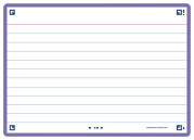 OXFORD FLASH 2.0 flashcards - 105x148 mm - ligné - violet - lot 80 - Compatible SCRIBZEE® - 400133913_1100_1676966819