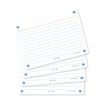 OXFORD FLASH 2.0 flashcards - ruled, no colour frame, 10,5 x 14,8 cm, pack of 80 - 400133922_1200_1709285504