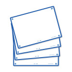 Flashcards FLASH 2.0 OXFORD - 80 cartes 10,5 x 14,8 cm - cadre bleu marine - uni blanc - 400133931_1200_1709285509