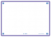 OXFORD FLASH 2.0 flashcards - 105x148 mm - uni blanc - violet - lot 80 - Compatible SCRIBZEE® - 400133933_1100_1573415733