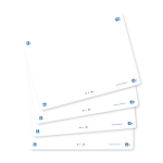 Flashcards FLASH 2.0 OXFORD - 80 cartes 10,5 x 14,8 cm - uni blanc - 400133942_1200_1689090941