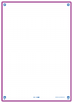 OXFORD REVISION 2.0 cards - blank with purple frame, 14,8 x 21 cm, pack of 50 - 400133972_1100_1573210920
