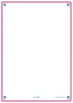 OXFORD REVISION 2.0 cards - blank with fuchsia frame, 14,8 x 21 cm, pack of 50 - 400133975_1100_1573219696