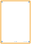 OXFORD REVISION 2.0 cards - blank with orange frame, 14,8 x 21 cm, pack of 50 - 400133976_1100_1686092085