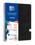 OXFORD Touch Spiralheft - A4 - 5mm kariert - 70 Blatt - 90g/m² Optik Paper® - SCRIBZEE® kompatibel - Deckel aus samtweiches Soft-Touch Folie - schwarz - 400134120_1101_1574322000