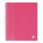 OXFORD SCHOOL LIFE SPIRAL DISPLAY BOOK - A5 - 40 pockets - Polypropylene - Translucent - Pink - 400135684_1100_1685141331