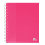 OXFORD SCHOOL LIFE SPIRAL DISPLAY BOOK - A5 - 40 pockets - Polypropylene - Translucent - Pink - 400135684_1100_1686103140