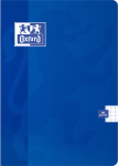 OXFORD ESSE ZESZYT - A5 - miękka kartonowa okładka - zszywki - kratka 5x5 mm z marginesem - 60 kartek - niebieski - 400136901_1100_1633637418