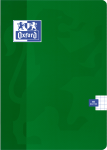 OXFORD ESSE ZESZYT - A5 - miękka kartonowa okładka - zszywki - kratka 5x5 mm z marginesem - 60 kartek - zielony - 400136902_1100_1633637424