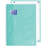 OXFORD TOUCH Europeanbook 1 WRITE&ERASE - A4+ - Tapa Extradura - Cuaderno espiral microperforado - 1 Línea - 80 Hojas - SCRIBZEE - ICE MINT PASTEL - 400138326_1100_1686201636