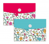 OXFORD FLOWERTY CARD HOLDER - 20 pockets - Polypropylene - Assorted colors - 400139375_1200_1594078433
