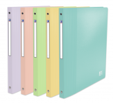 OXFORD PASTEL SCHOOL LIFE RING BINDER - A4 - 20 mm spine - 4-O rings - Polypropylene - Opaque - Assorted colors - 400141675_1400_1592212555