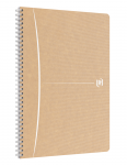 OXFORD Touareg Cahier - A4 - Couverture Souple - Reliure intégrale - Quadrillé 5mm - 180 pages - Compatible SCRIBZEE® - Beige Blanc - 400145350_1300_1608225366