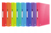 OXFORD URBAN RING BINDER - A4 - 20 mm spine - 2-O Rings - Polypropylene - Translucent - Assorted colors - 400147041_1400_1604398945