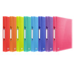 OXFORD URBAN RING BINDER - A4 - 40 mm spine - 2-O Rings - Polypropylene - Translucent - Assorted colors - 400147046_1200_1669133309