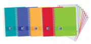 OXFORD LIVE & GO Europeanbook 8 - A4+ - Tapa de Plástico - Cuaderno espiral microperforado - 5x5 - 160 Hojas - SCRIBZEE - COLORES VIVOS - 400149423_1200_1612349689