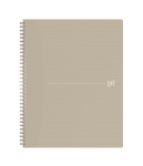 Oxford Origins Anteckningsbok - A4+ – Mjukt omslag – Dubbel spiralbindning – Linjerad – 140 sidor – SCRIBZEE ®-kompatibel – Sand - 400150004_1100_1619600992