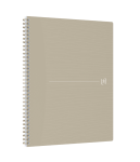Oxford Origins Anteckningsbok - A4+ – Mjukt omslag – Dubbel spiralbindning – Linjerad – 140 sidor – SCRIBZEE ®-kompatibel – Sand - 400150004_1300_1686142921