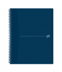 Oxford Origins Notebook - A4 med mykt omslag, dobbeltspiral, 5x5, 140 sider, SCRIBZEE ® kompatibel, blå - 400150007_1100_1619601042