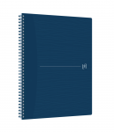 Oxford Origins Notebook - A4 med mykt omslag, dobbeltspiral, 5x5, 140 sider, SCRIBZEE ® kompatibel, blå - 400150007_1300_1619601040