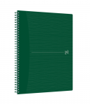 Oxford Origins Notebook - A4+ - Soft Cover - Twin-wire - 5x5 - 140 Pages - SCRIBZEE ® Compatible - Green - 400150010_1300_1619601090