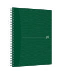 Oxford Origins Notebook - A4 med mykt omslag, dobbeltspiral, 5x5, 140 sider, SCRIBZEE ® kompatibel, grønn - 400150010_1300_1686143263