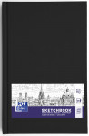 OXFORD Skizzenbuch - A5 - 96 Blatt - 100g/m² - Deckel aus stabilem Hardcover - schwarz - 400152622_1100_1620732240