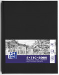 OXFORD Skizzenbuch - A4 - 96 Blatt - 100g/m² - Deckel aus stabilem Hardcover - schwarz - 400152623_1100_1620731249