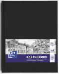 OXFORD Skizzenbuch - A4 - 96 Blatt - 100g/m² - Deckel aus stabilem Hardcover - schwarz - 400152623_1100_1677190502