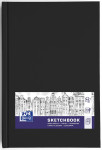 OXFORD ARTBOOKS Caderno Cosido de Desenho - A6 - Capa Extradura - Caderno cosido desenho -Liso - PRETO - 400152626_1100_1677185327