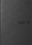 OXFORD EUROPEAN KALENDARZ 2022 - 15x21 cm - dzień na stronie - okleina - oprawa brulionowa - czarny - 400153437_1100_1619515252