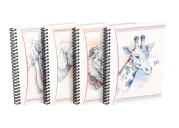 OXFORD Boho Spirit Cahier - A5 - Couverture Souple - Reliure intégrale - Ligné - 120 Pages - Couleurs assorties - 400153868_1400_1686141393