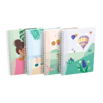OXFORD Horizons - A5 - Soft Cover - Twin-wire Notebook - 5mm Squares - 120 Pages - Assorted Designs - SCRIBZEE Compatible - 400154316_1400_1709629974
