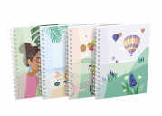 OXFORD Horizons - A6 - Soft Cover - Twin-wire Notebook - Ruled - 100 Pages - Assorted Designs - 400154340_1400_1623141272