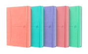 OXFORD Signature Journal - A5 - Hardback Cover - Casebound - 5mm Squares - 160 Pages - SCRIBZEE Compatible - 5 Assorted Pastel Colours - 400154940_1401_1685149358