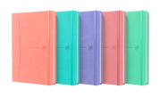 OXFORD Signature Journal - A5 - Hardback Cover - Casebound - 5mm Squares - 160 Pages - SCRIBZEE Compatible - 5 Assorted Pastel Colours - 400154940_1401_1686142060