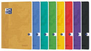 CAHIER OXFORD KRAFT - A4 - Couverture Kraft - Agrafé - Grands Carreaux Seyès - 96 Pages - Coloris Assortis - 400156912_1200_1677221518