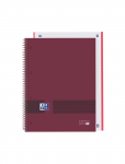 OXFORD & YOU Europeanbook 1 - A4+ - Tapa Extradura - Cuaderno espiral microperforado W&E - 5x5 - 80 Hojas - SCRIBZEE - BURDEOS - 400159030_1101_1642669066