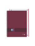 OXFORD & YOU Europeanbook 1 - A4+ - Tapa Extradura - Cuaderno espiral microperforado W&E - 5x5 - 80 Hojas - SCRIBZEE - BURDEOS - 400159030_1101_1686165633
