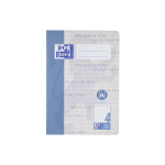 Oxford Recycling Schulheft - A5 - Lineatur 4 - 16 Blatt -  90 g/m² OPTIK PAPER® 100% recycled - geheftet - blau - 400159457_1100_1686159617