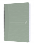 OXFORD My Rec'Up Cahier - A4 - Couverture Souple - Reliure intégrale - Quadrillé 5mm - 180 pages - Compatible SCRIBZEE® - Papier Recyclé - Vert - 400166098_1300_1649118221