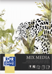 OXFORD BLOK ARTYSTYCZNY DO MIXMEDIA - A4 - miękka okładka - klejony - biały - 25 kartek - mixmedia - 400166123_1100_1657294236