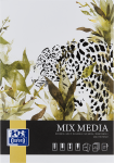 OXFORD BLOK ARTYSTYCZNY DO MIXMEDIA A4 - miękka okładka - klejony - biały - 25 kartek - mixmedia -  - 400166123_1100_1690277802