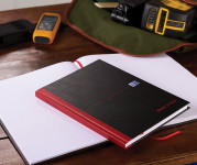 Oxford Black n' Red Casebound Notebooks