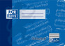 Oxford Notenheft - A5 quer - Lineatur 14 (ohne Hilfslinien) - 8 Blatt -  OPTIK PAPER® - geheftet - Grün und Blau - 100050394_1100_1583237328