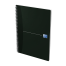 OXFORD Office Essentials Notebook - A4 – Blødt papomslag – Dobbeltspiral – Kvadreret 5x5 mm – 180 sider – SCRIBZEE®-kompatibel – Sort - 100100759_1300_1686164880