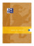 OXFORD RECYCLE CAHIER - 24x32cm - Couverture carte - Agrafé - Grands carreaux Seyès - 96 pages - Couleurs assorties - 100100987_1100_1583237739