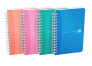 OXFORD Office Carnet My Colours - 9x14cm - Couverture polypro - Reliure intégrale - Petits carreaux 5x5 - 180 pages - Coloris Assortis - 100102323_1400_1677216230