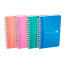 OXFORD Office My Colours Notebook - 9x14cm - Polypropylene Cover - Twin-wire - 5mm Squares - 180 Pages - Assorted Colours - 100102323_1400_1709630216